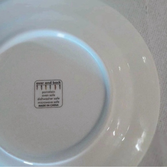 Set of 3 Porcelain Over and Back Snowman Christmas Plates - Picture 5 of 6